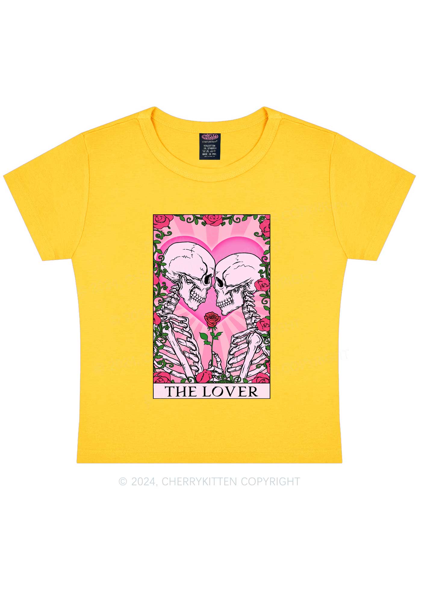 The Lover Y2K Valentine's Day Baby Tee Cherrykitten