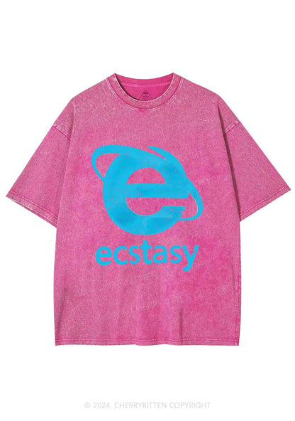 Ecstasy Y2K Washed Tee Cherrykitten