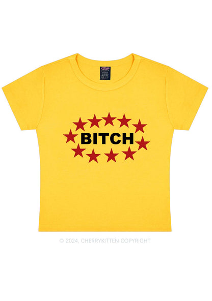 Bxxch Stars Y2K Baby Tee Cherrykitten