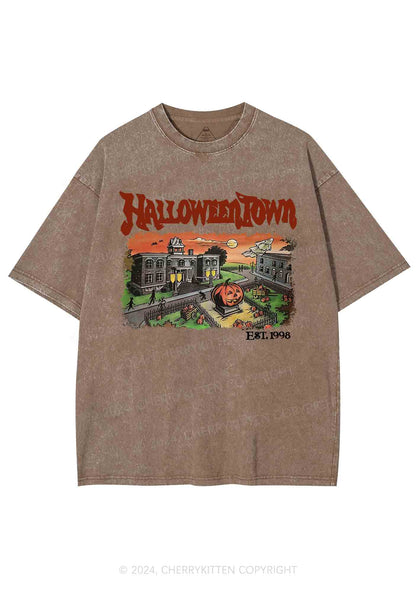 Halloween Town EST 1998 Y2K Washed Tee Cherrykitten