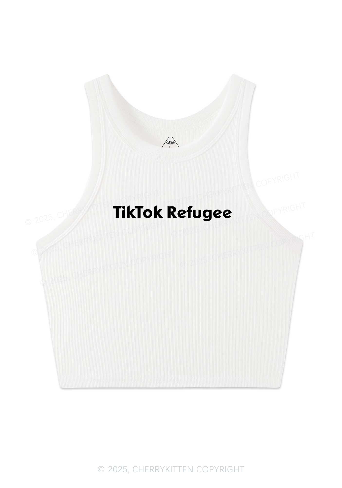 TT Refugee Y2K Crop Tank Top Cherrykitten