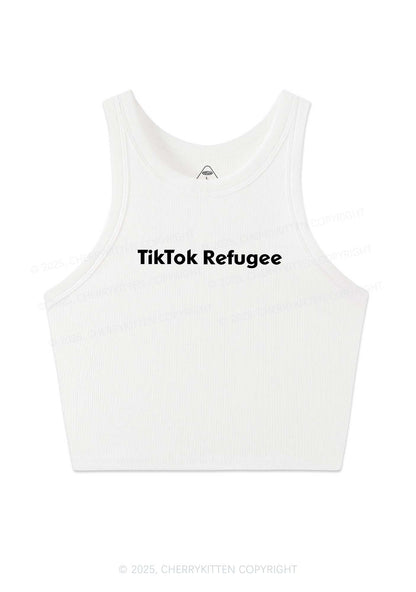 TT Refugee Y2K Crop Tank Top Cherrykitten