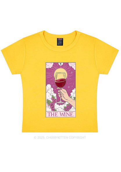 The Wine Y2K Baby Tee Cherrykitten