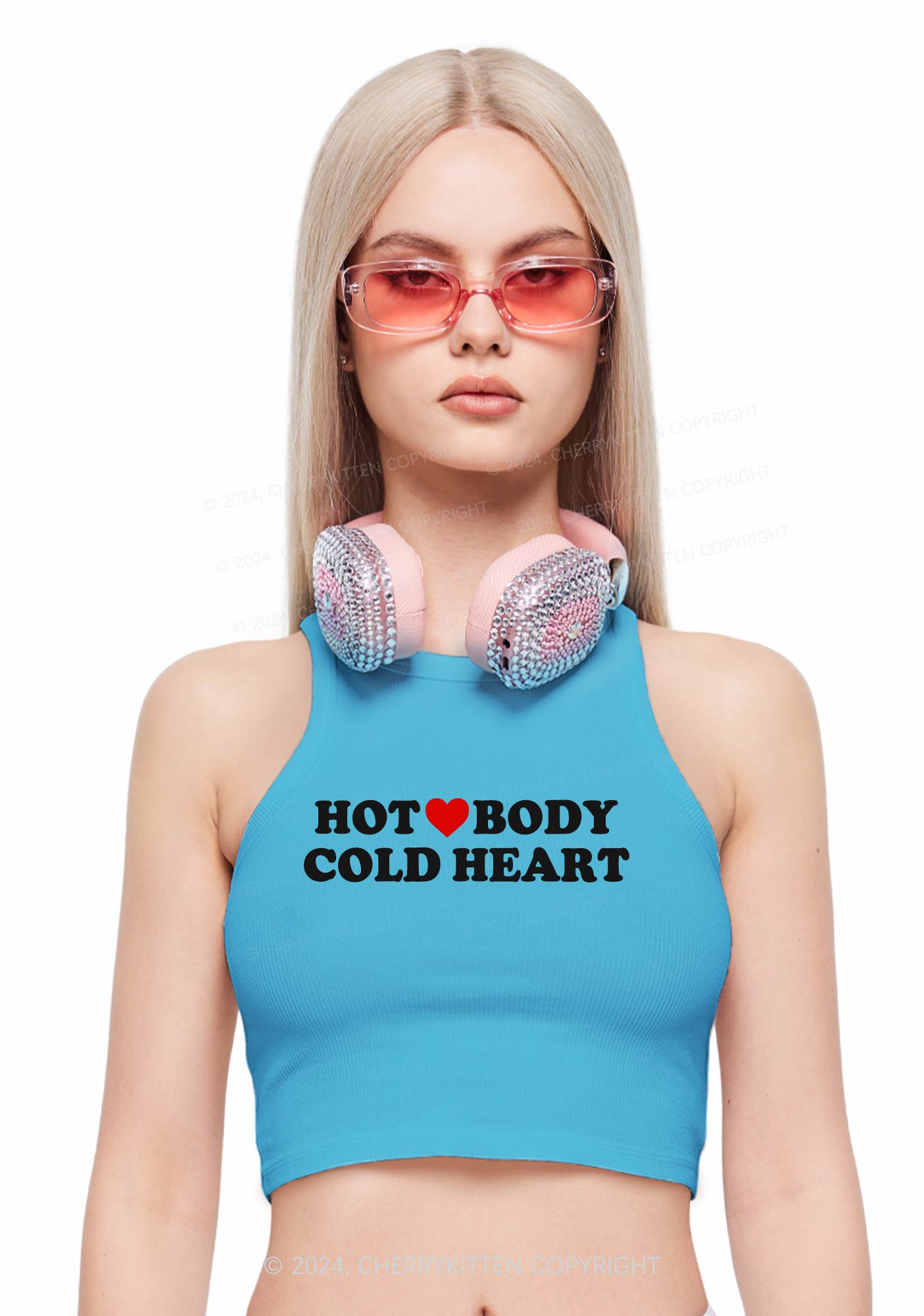 Hot Body Y2K Crop Tank Top Cherrykitten