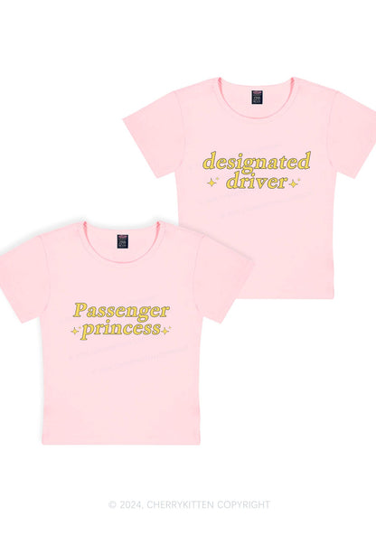 Passenger Princess Designated Driver Y2K Baby Tee Cherrykitten