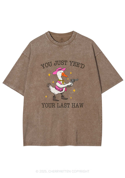 You Just Yeed Goose Y2K Washed Tee Cherrykitten