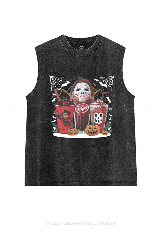 Halloween Coke Y2K Washed Tank Cherrykitten