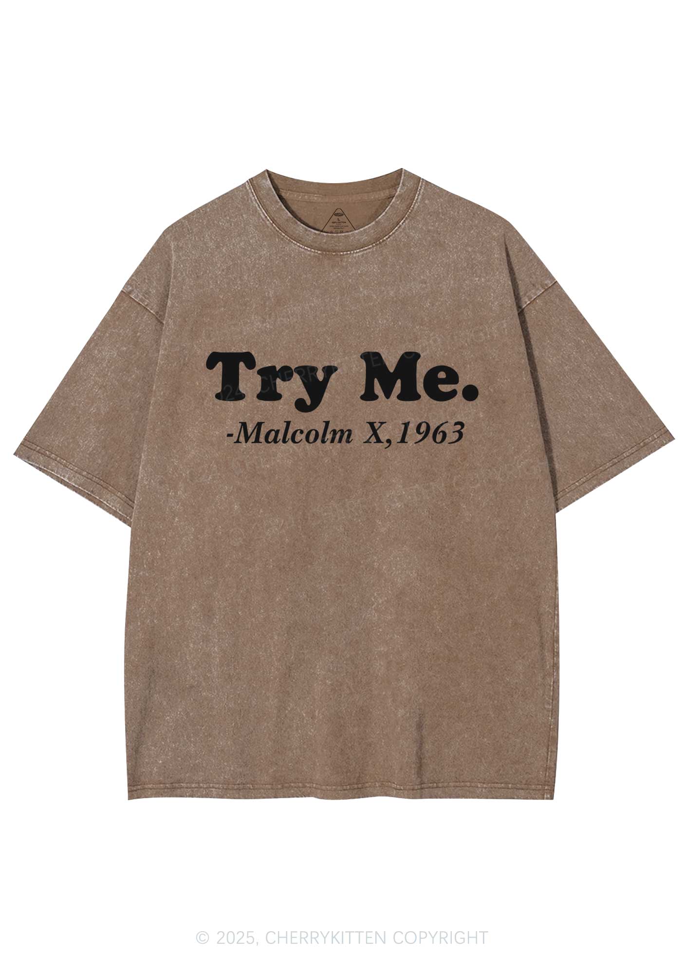 Try Me Y2K Washed Tee Cherrykitten