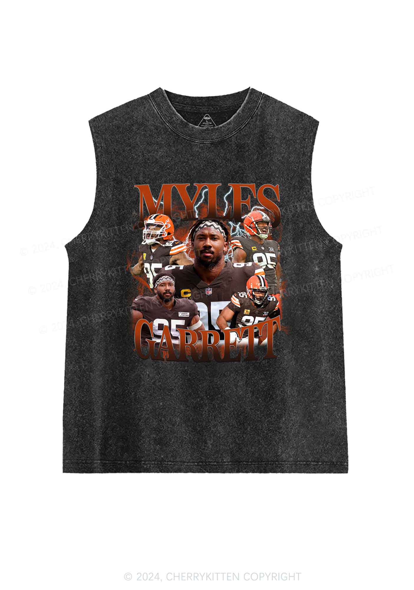 Red Myles Y2K Super Bowl Washed Tank Cherrykitten