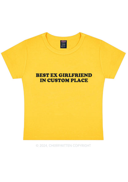 Best Ex Girlfriend Custom Y2K Baby Tee Cherrykitten