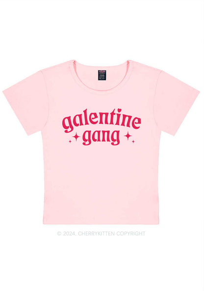 Galentine Gang Y2K Valentine's Day Baby Tee Cherrykitten