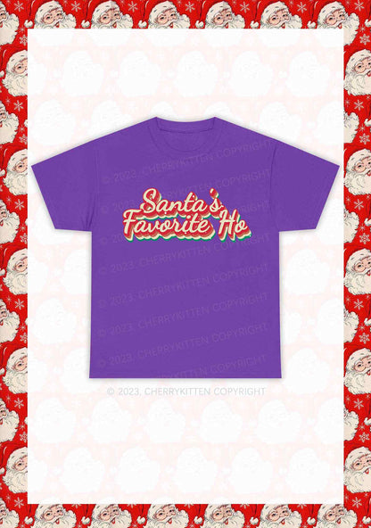 Santa's Favorite Ho Christmas Y2K Chunky Shirt Cherrykitten