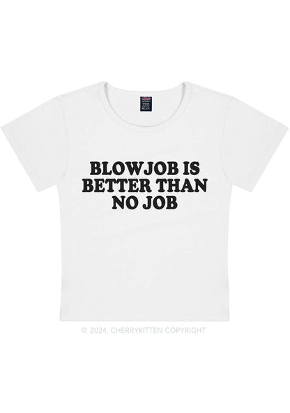 Blxwjob Is Better Y2K Baby Tee Cherrykitten