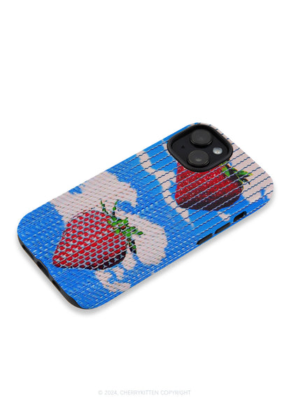 Sky Strawberry Y2K Phone Case Cherrykitten