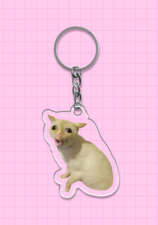 Funny Cat 1Pc Y2K Keychain Cherrykitten