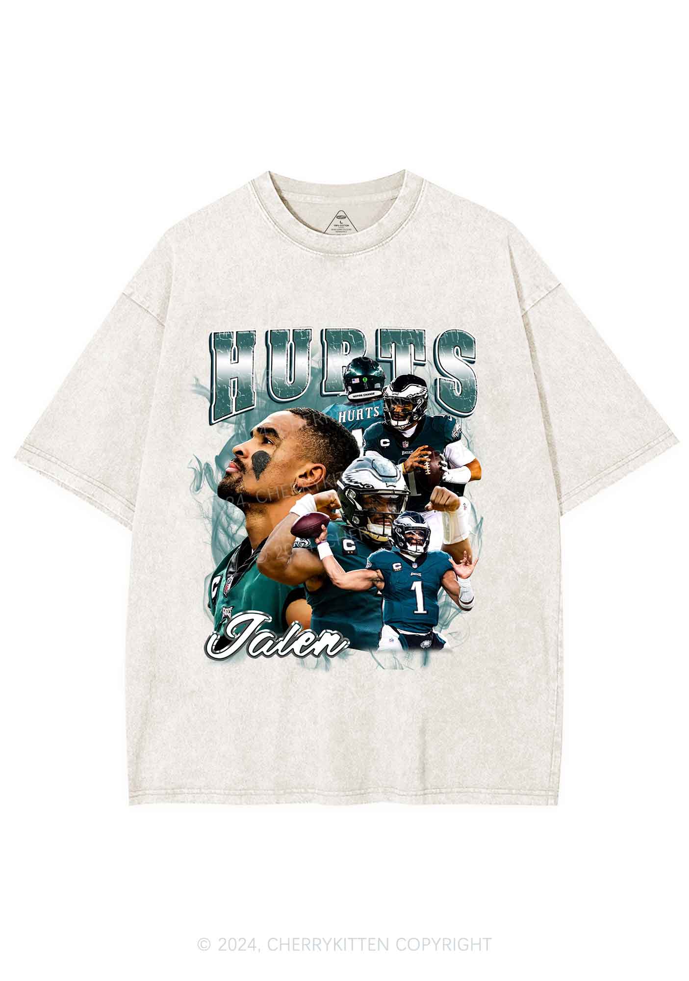 Hurts Y2K Super Bowl Washed Tee Cherrykitten