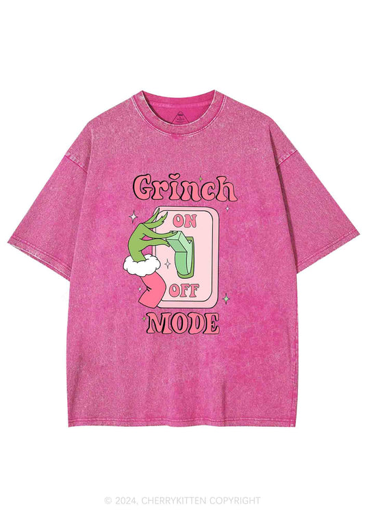 Christmas On Off Mode Y2K Washed Tee Cherrykitten