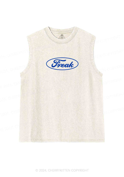 Oval Freak Y2K Washed Tank Cherrykitten