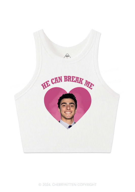 Break Me Luigi Y2K Crop Tank Top Cherrykitten