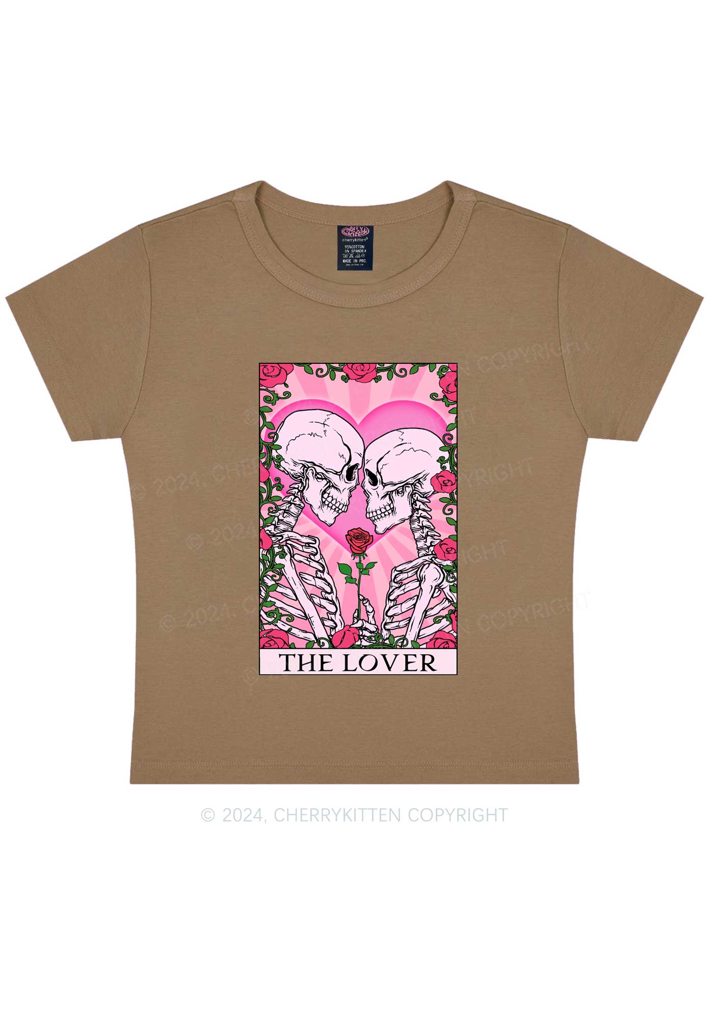 The Lover Y2K Valentine's Day Baby Tee Cherrykitten