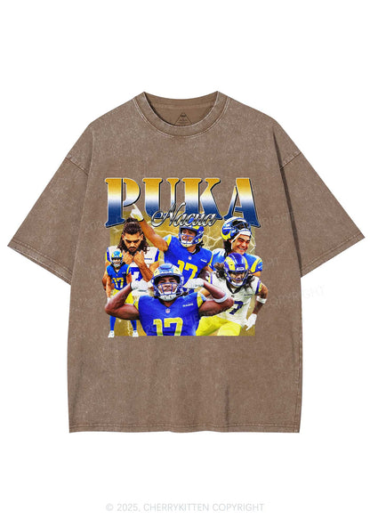 Yellow Puka Y2K Super Bowl Washed Tee Cherrykitten