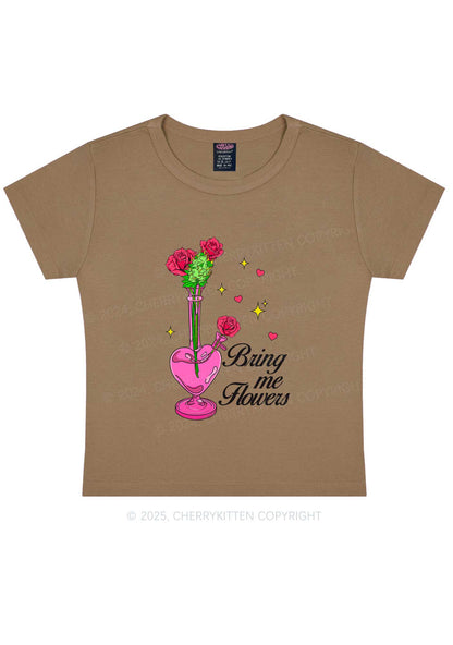 Bring Me Flowers Y2K Baby Tee Cherrykitten