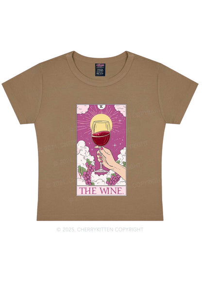 The Wine Y2K Baby Tee Cherrykitten