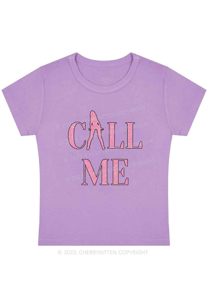 Call Me Lady Y2K Baby Tee Cherrykitten