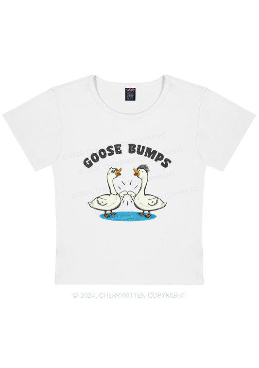 Goose Bumps Y2K Baby Tee Cherrykitten