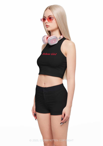 Rednote Girl Y2K Crop Tank Top Cherrykitten