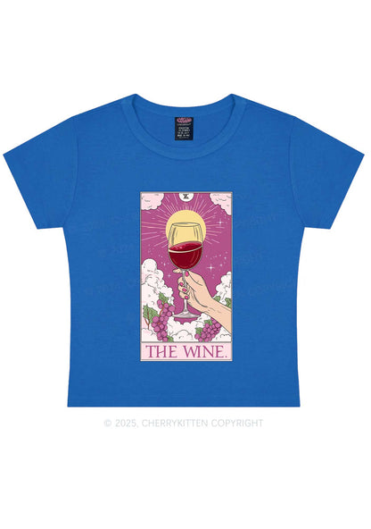 The Wine Y2K Baby Tee Cherrykitten