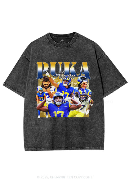 Yellow Puka Y2K Super Bowl Washed Tee Cherrykitten