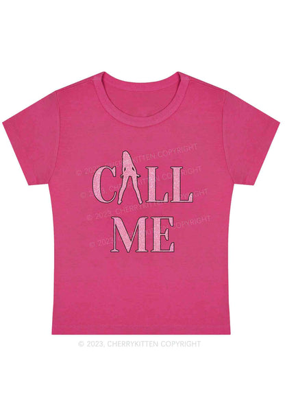 Call Me Lady Y2K Baby Tee Cherrykitten