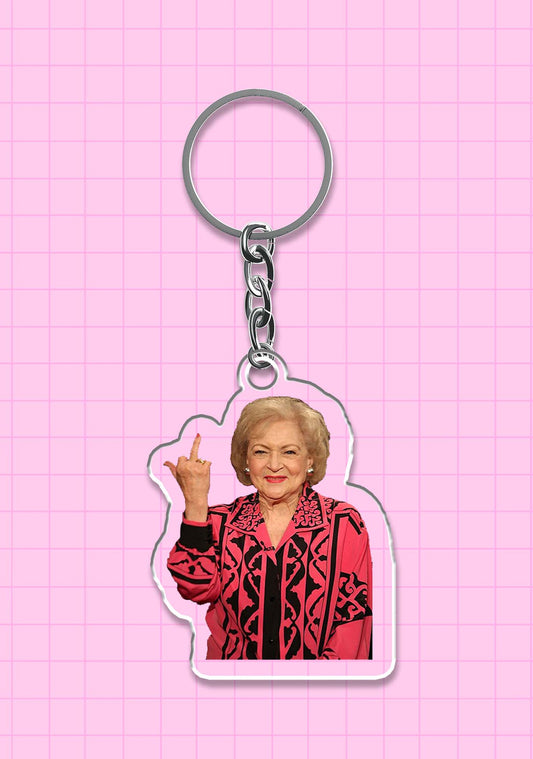 Middle Finger 1Pc Y2K Keychain Cherrykitten