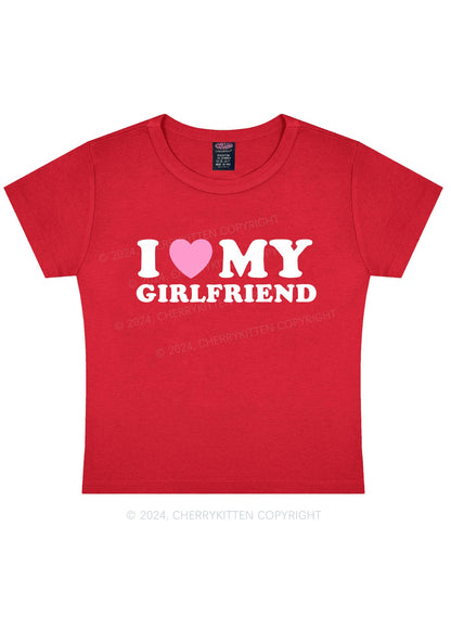 I Love Girlfriend Y2K Valentine's Day Baby Tee Cherrykitten