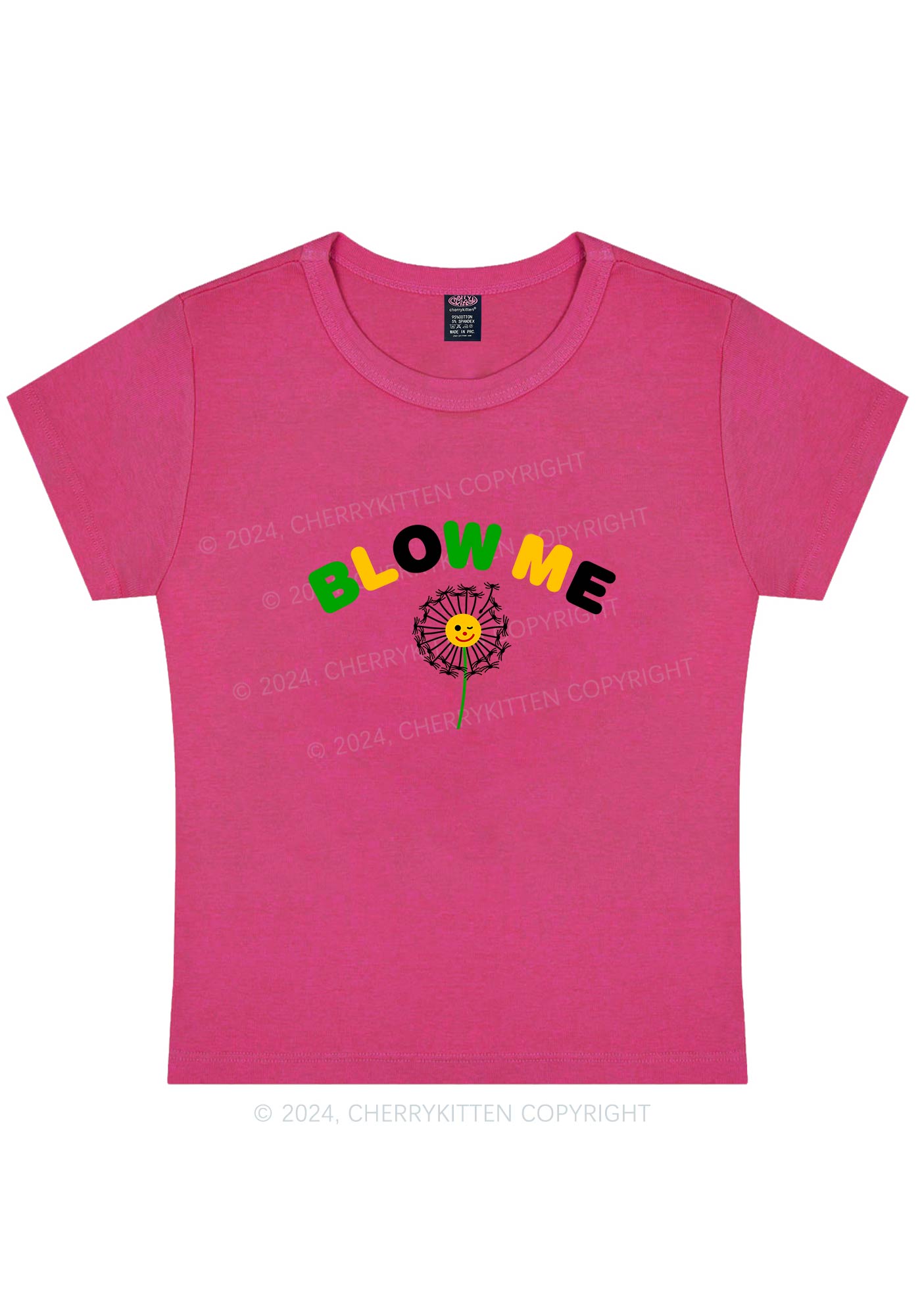 Blow Me Y2K Baby Tee Cherrykitten