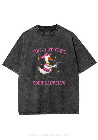 You Just Yeed Goose Y2K Washed Tee Cherrykitten