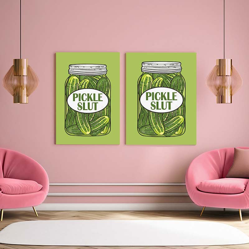 Pickle Slxt Y2K Canvas Wall Art Cherrykitten