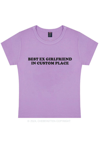 Best Ex Girlfriend Custom Y2K Baby Tee Cherrykitten