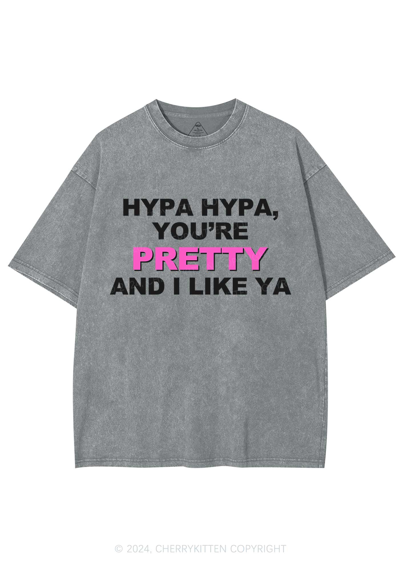 Hypa You Are Pretty Y2K Washed Tee Cherrykitten