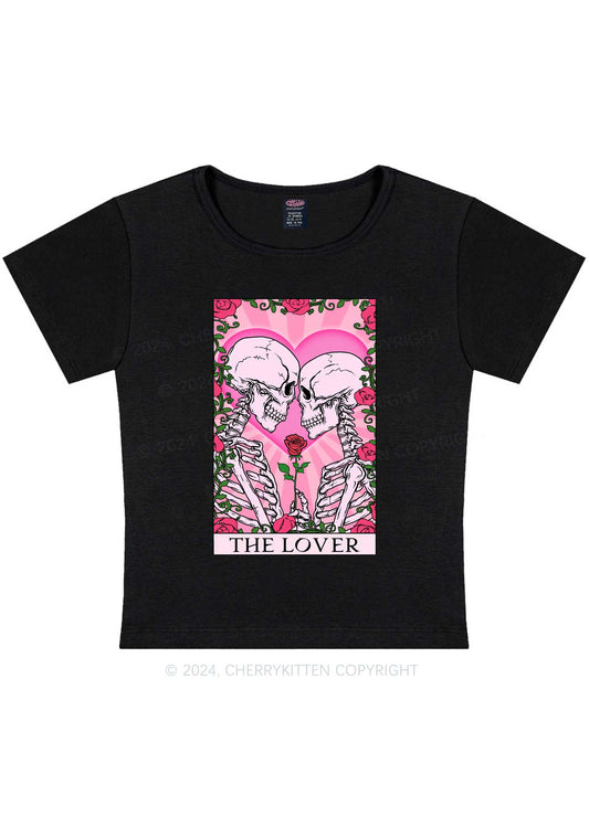 The Lover Y2K Valentine's Day Baby Tee Cherrykitten