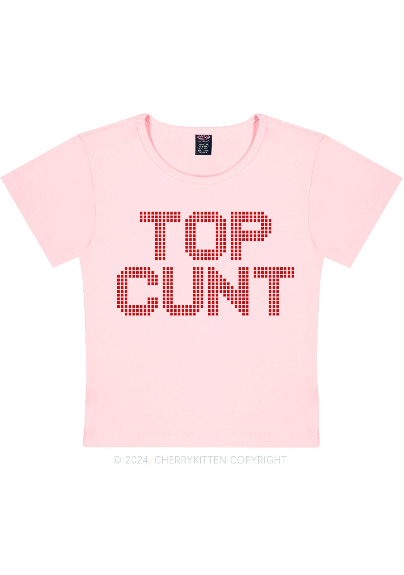 Top Count Y2K Baby Tee Cherrykitten