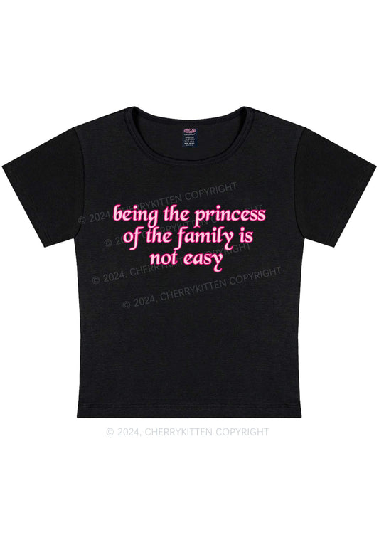 Princess Of The Family Y2K Baby Tee Cherrykitten