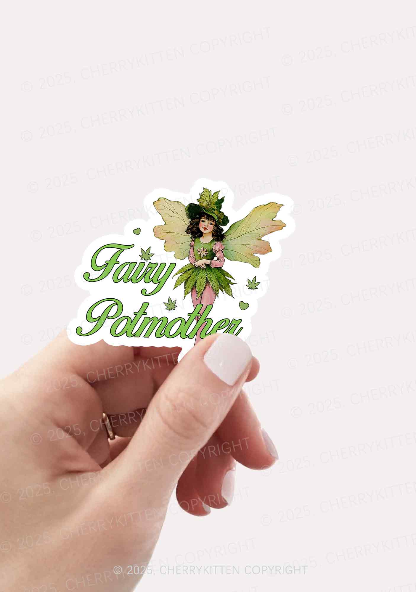 Fairy Potmother 1Pc Y2K Sticker Cherrykitten