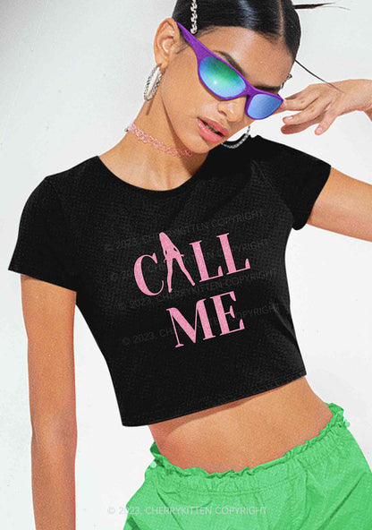 Call Me Lady Y2K Baby Tee Cherrykitten