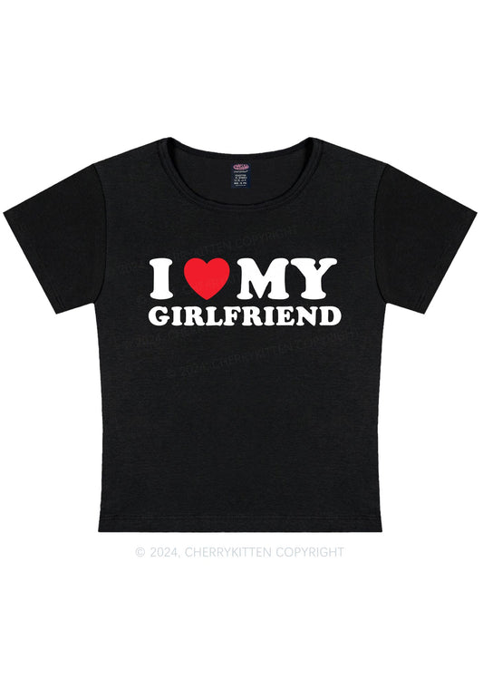 I Love Girlfriend Y2K Valentine's Day Baby Tee Cherrykitten