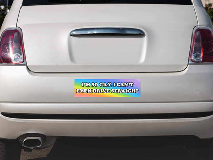 I'm So Gay Y2K Car Bumper Magnet Cherrykitten