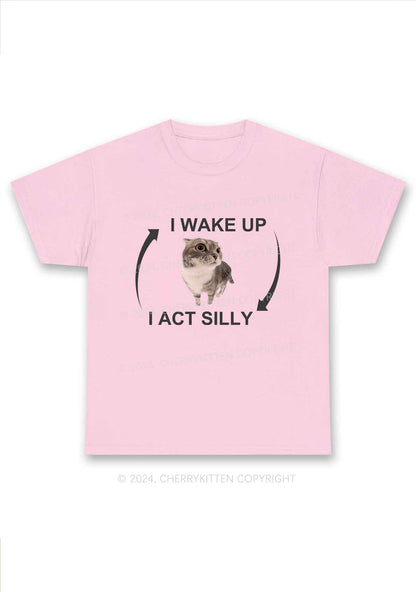 Wake Up Act Silly Y2K Chunky Shirt Cherrykitten