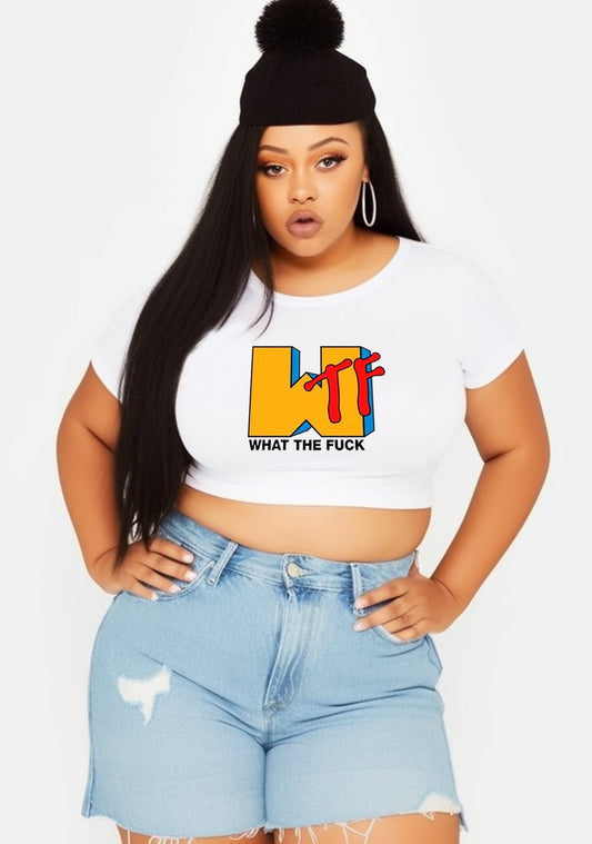 Curvy What The Fxxk Baby Tee