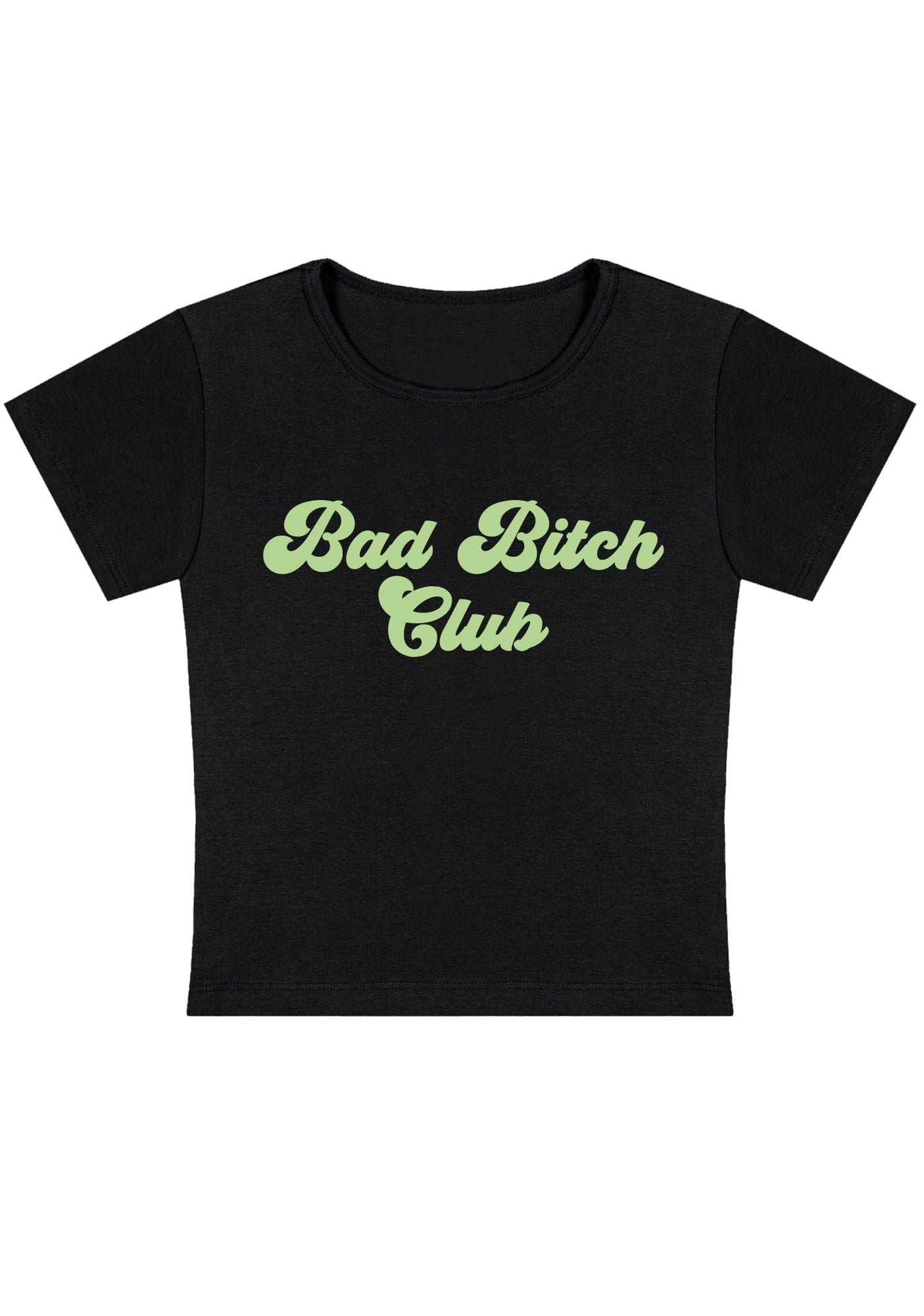 Curvy Bad Bixxh Club Baby Tee